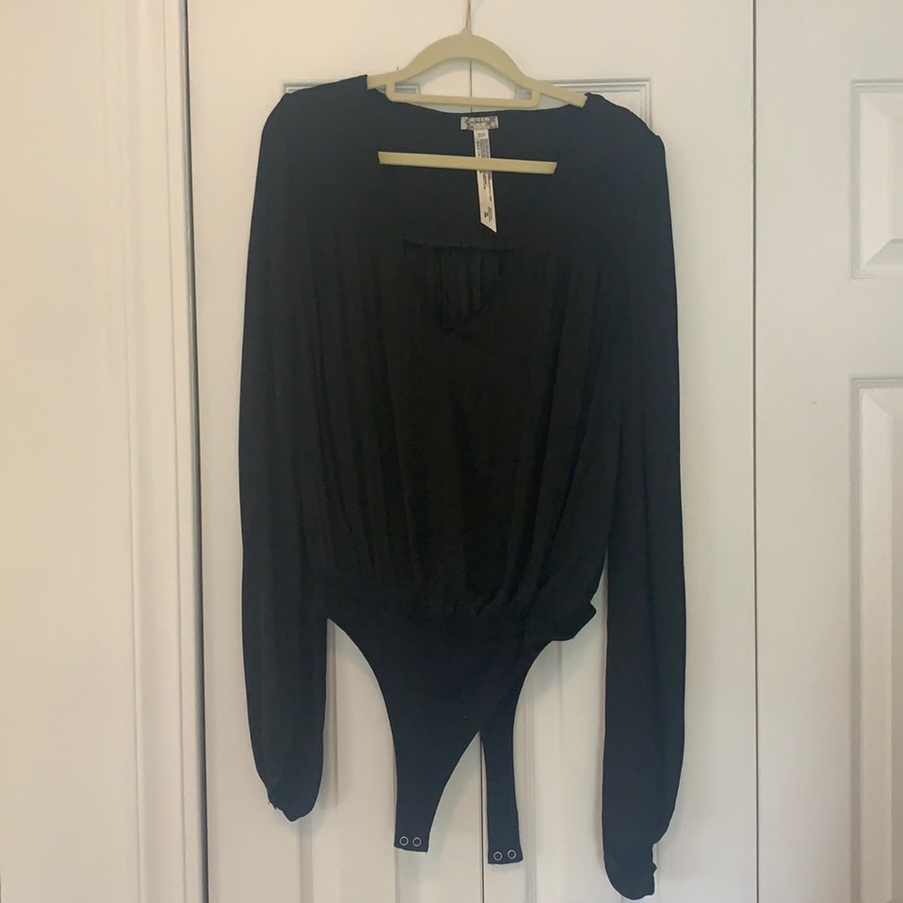 Free people long sleeve bodysuit